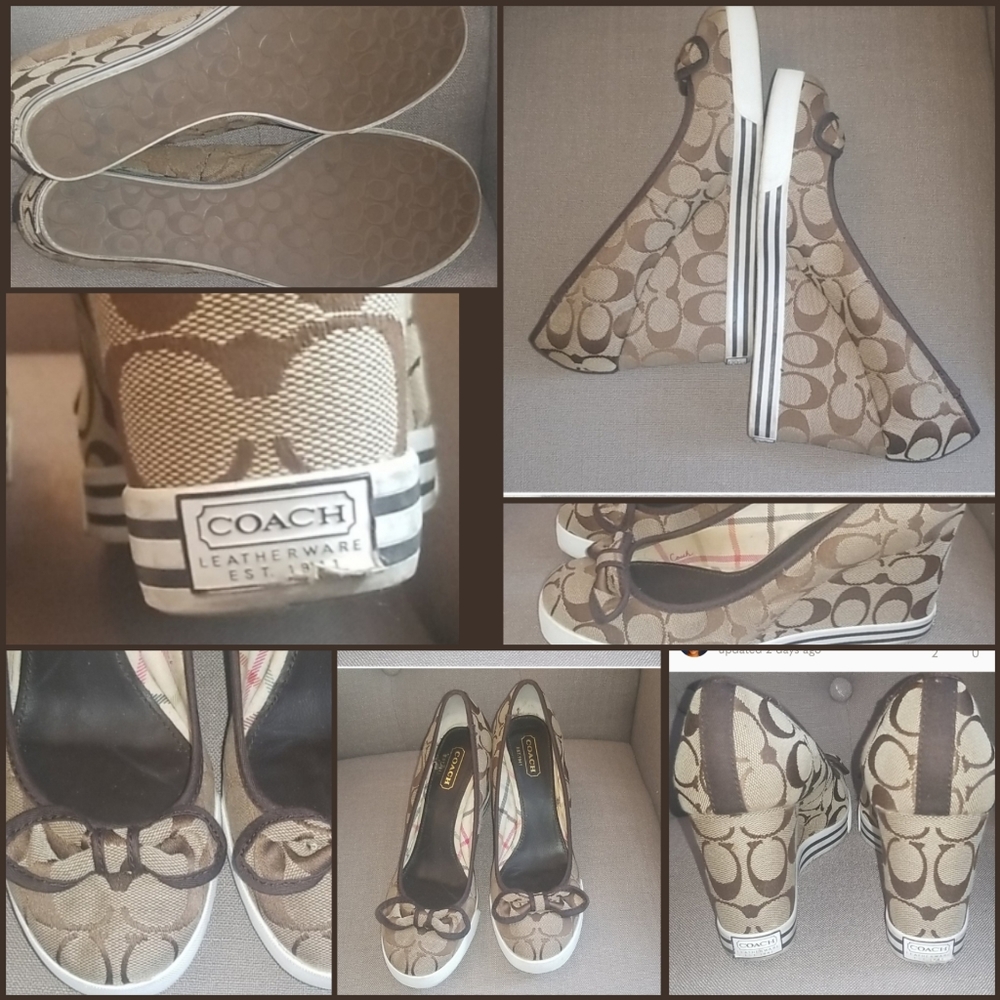 Coach Sweetie Wedges - Picture 3 of 9